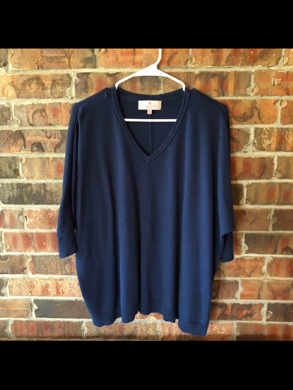 Laurie Felt QVC Los Angles Blue Oversized Top Women’s Size:XS